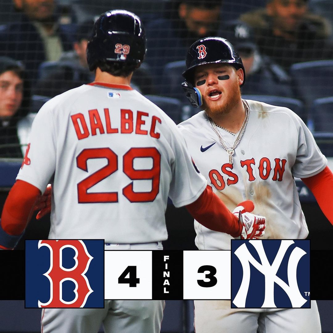 The @RedSox take the finale in the first edition of #TheRivalry in 2022....
