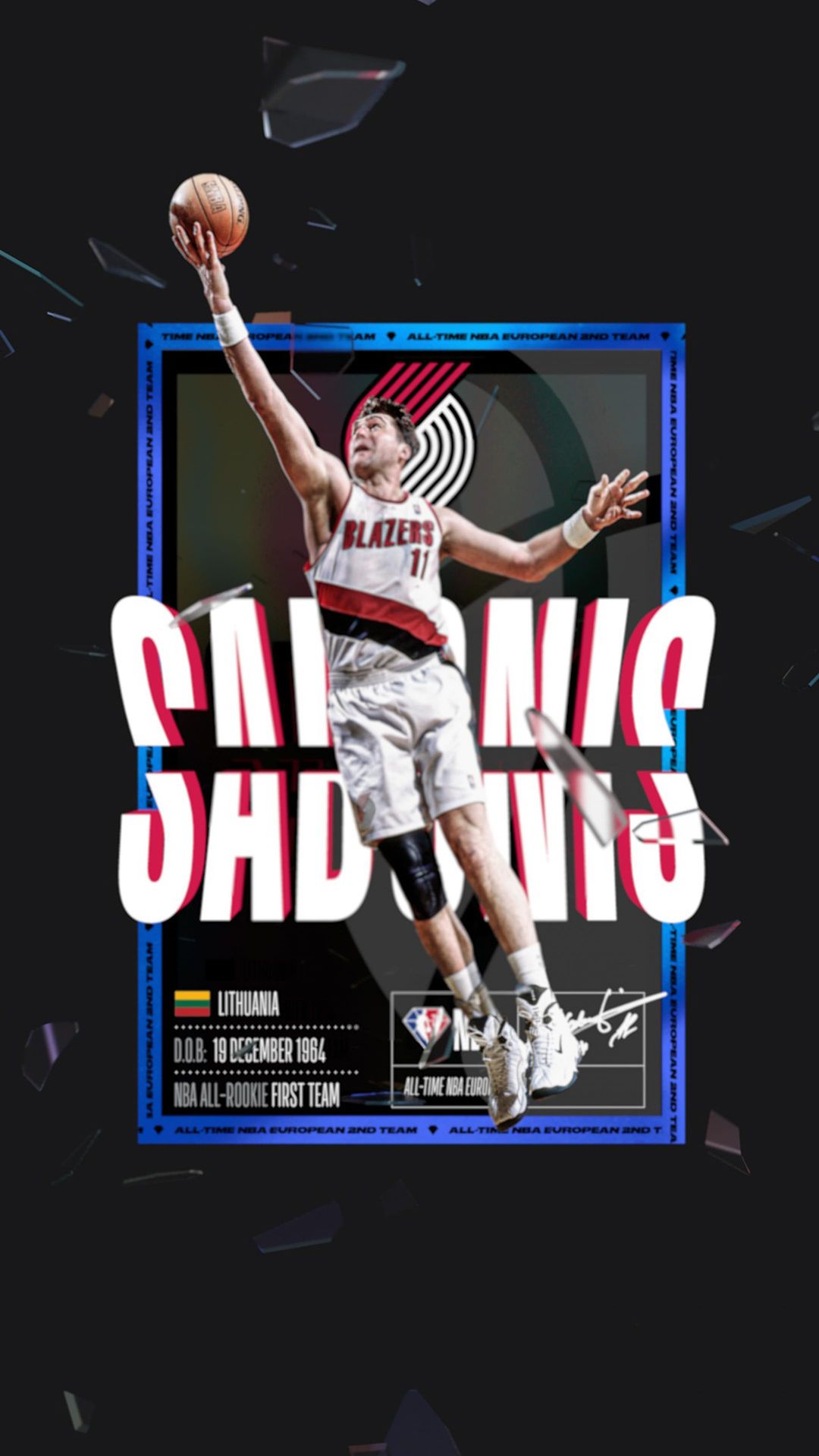 A pioneer of the game. Arvydas Sabonis joins the All-Time NBA European 2nd team ...