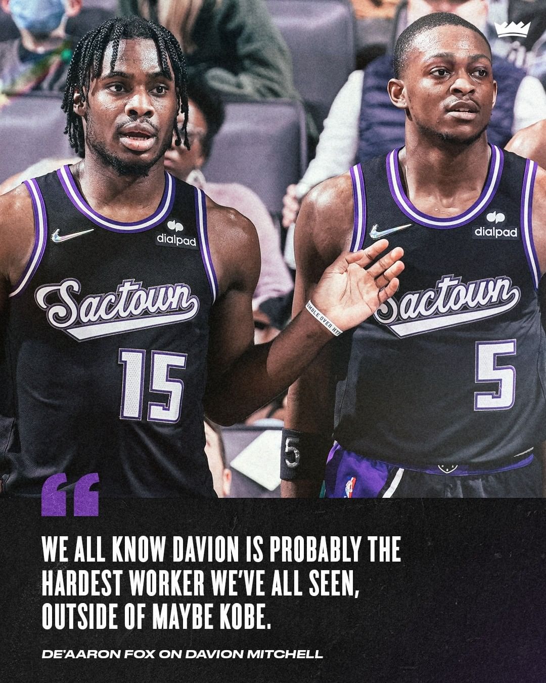 De’Aaron Fox believes @daaay____'s  work ethic is going to make him a special pl...