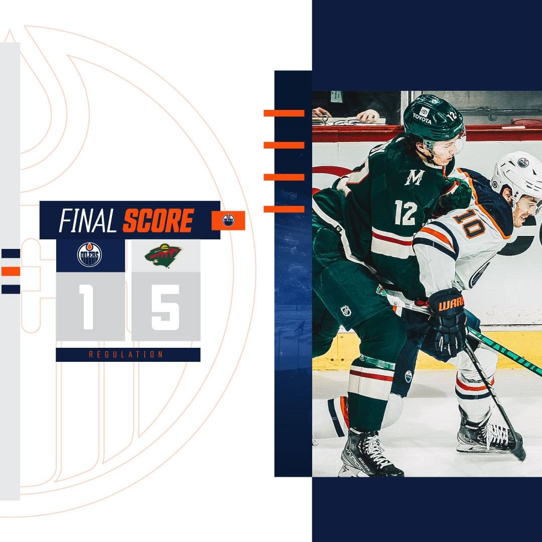 Not our night. Next up: Nashville on Thursday. #LetsGoOilers...