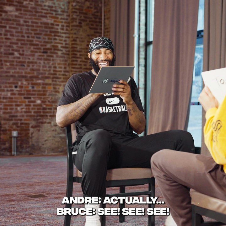 Andre  Bruce  Had to get these two together for Know Your Nets, presented by @j...