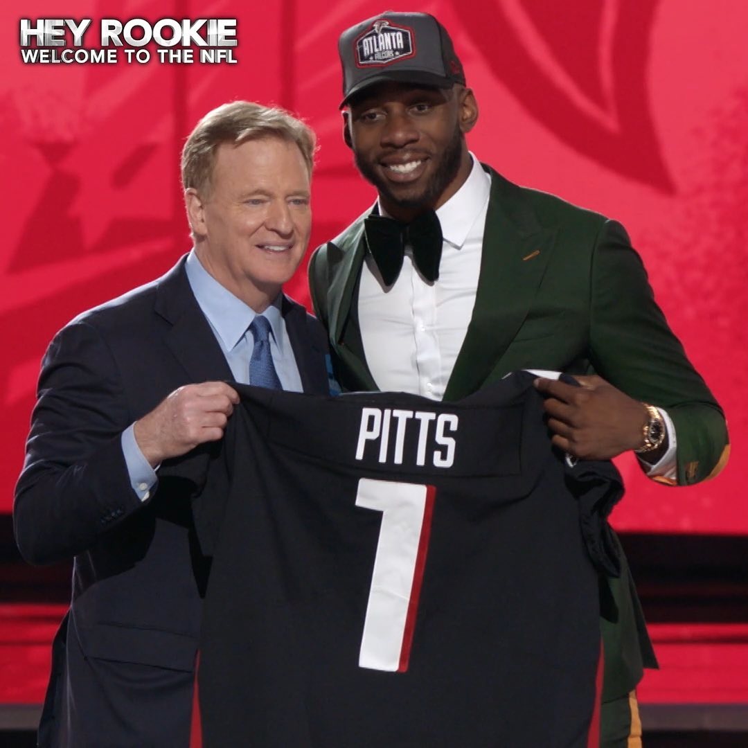 Kyle Pitts couldn’t hold back the emotion after his dream came true last year. 
...