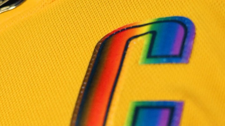Text Preds to 76278 to bid on Pride night items including specialty Pride jersey...
