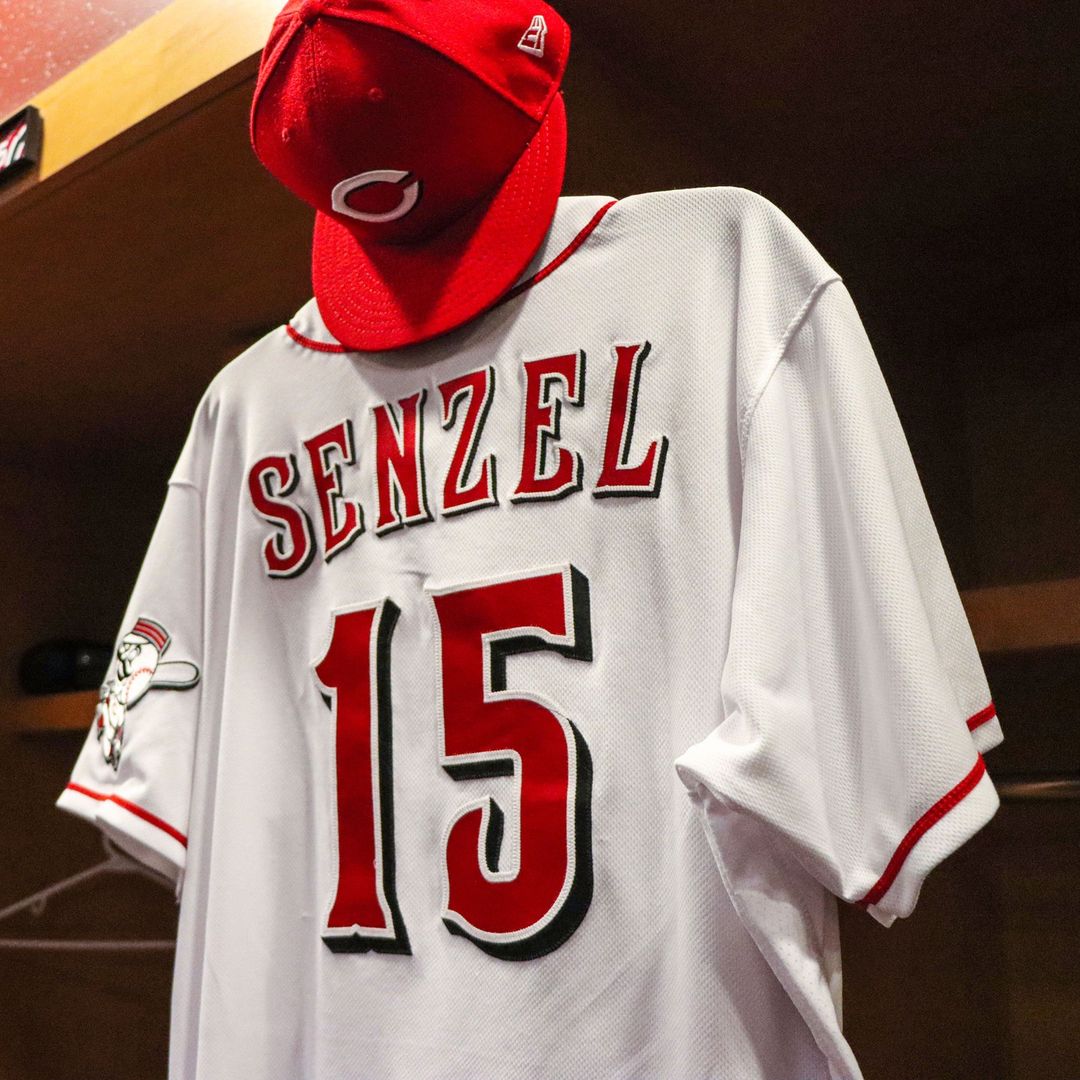 The home whites 
#RedsThreads #RedsOpeningDay...