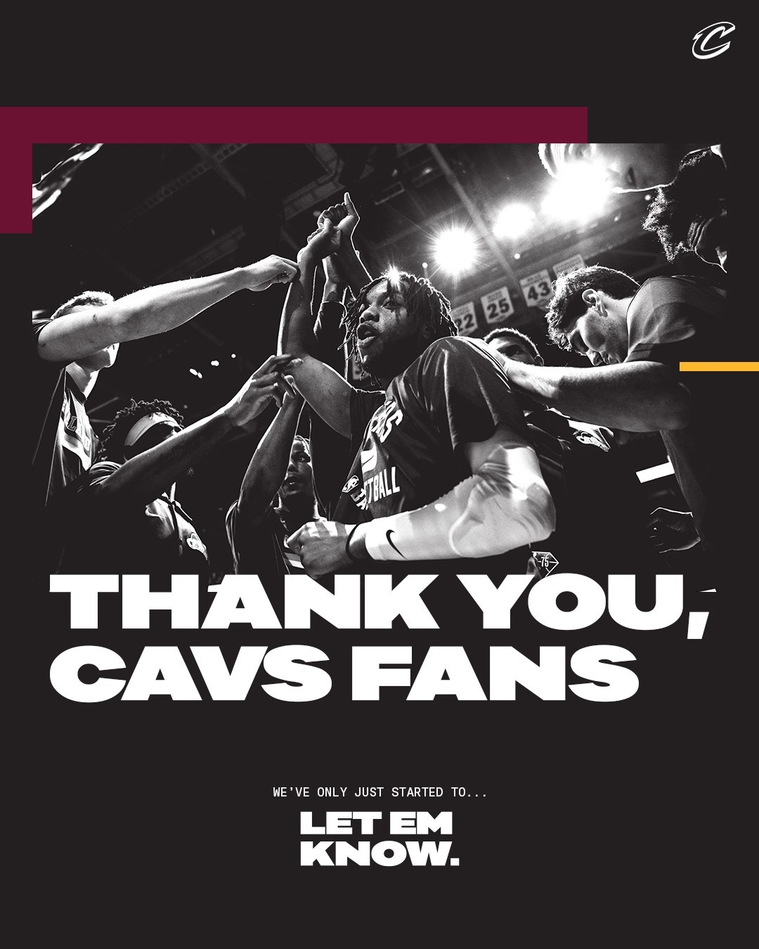 To the best fans in the world: Thank you for your support all season long  

We'...