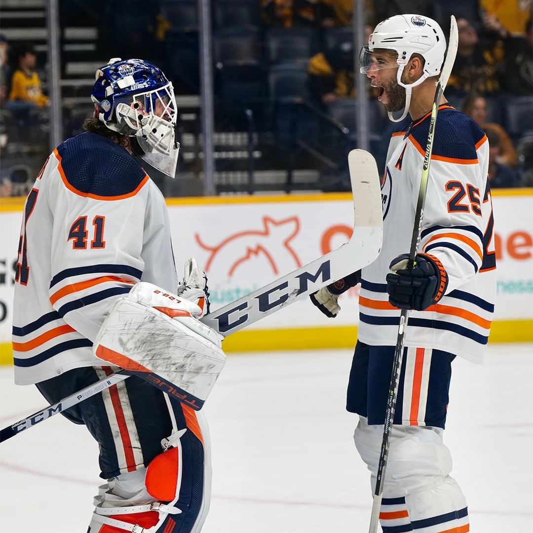 SMITTY SHUTOUT. #LetsGoOilers...