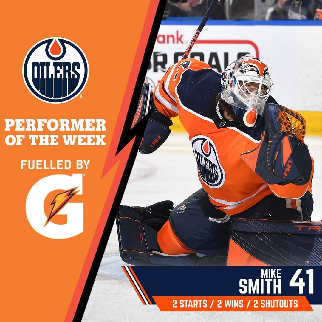 Our @GatoradeCanada Performer of the Week? Gotta be Mike. #FuelledByG #LetsGoOil...