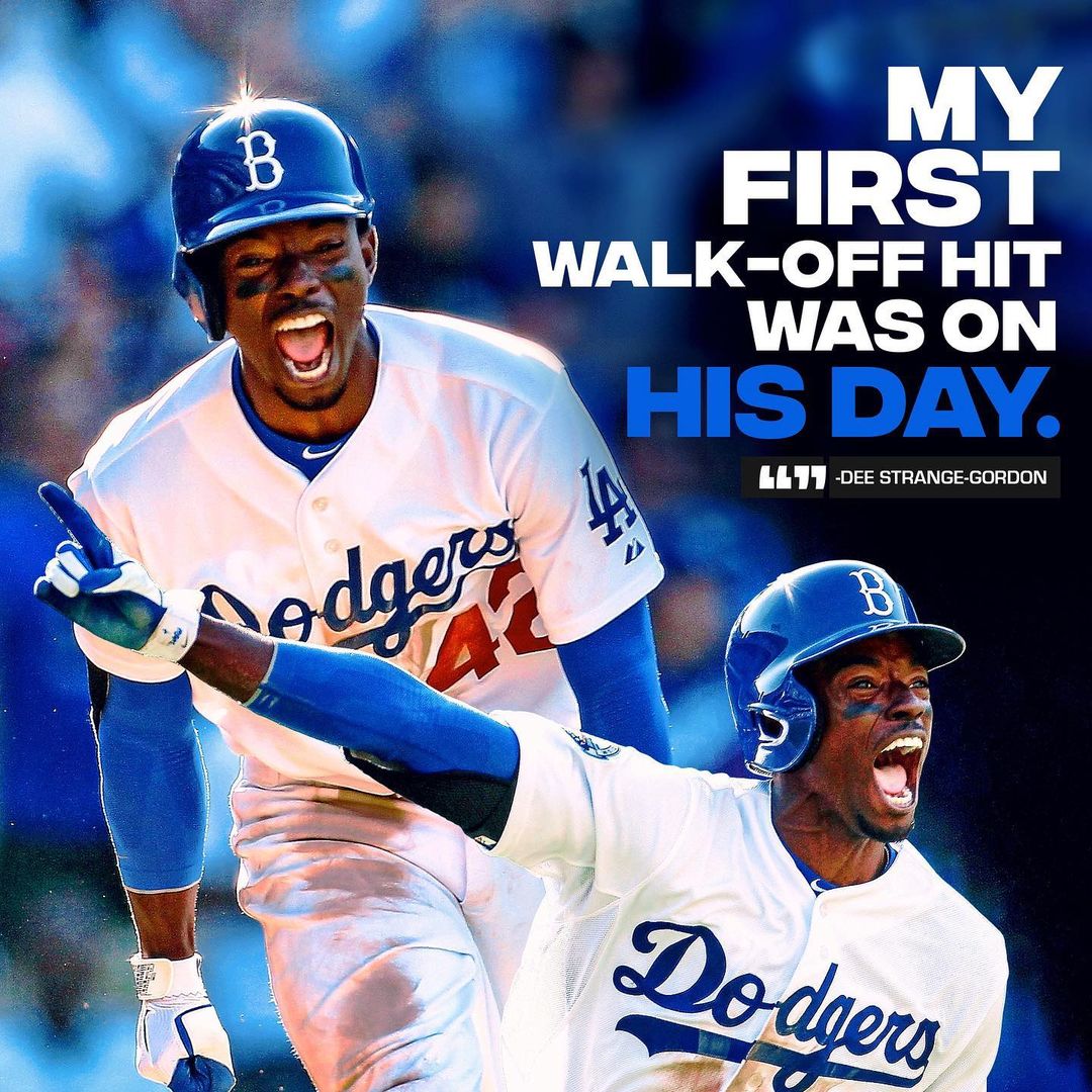 Dee Strange-Gordon had a game to remember on Jackie Robinson Day in 2012. #Jacki...