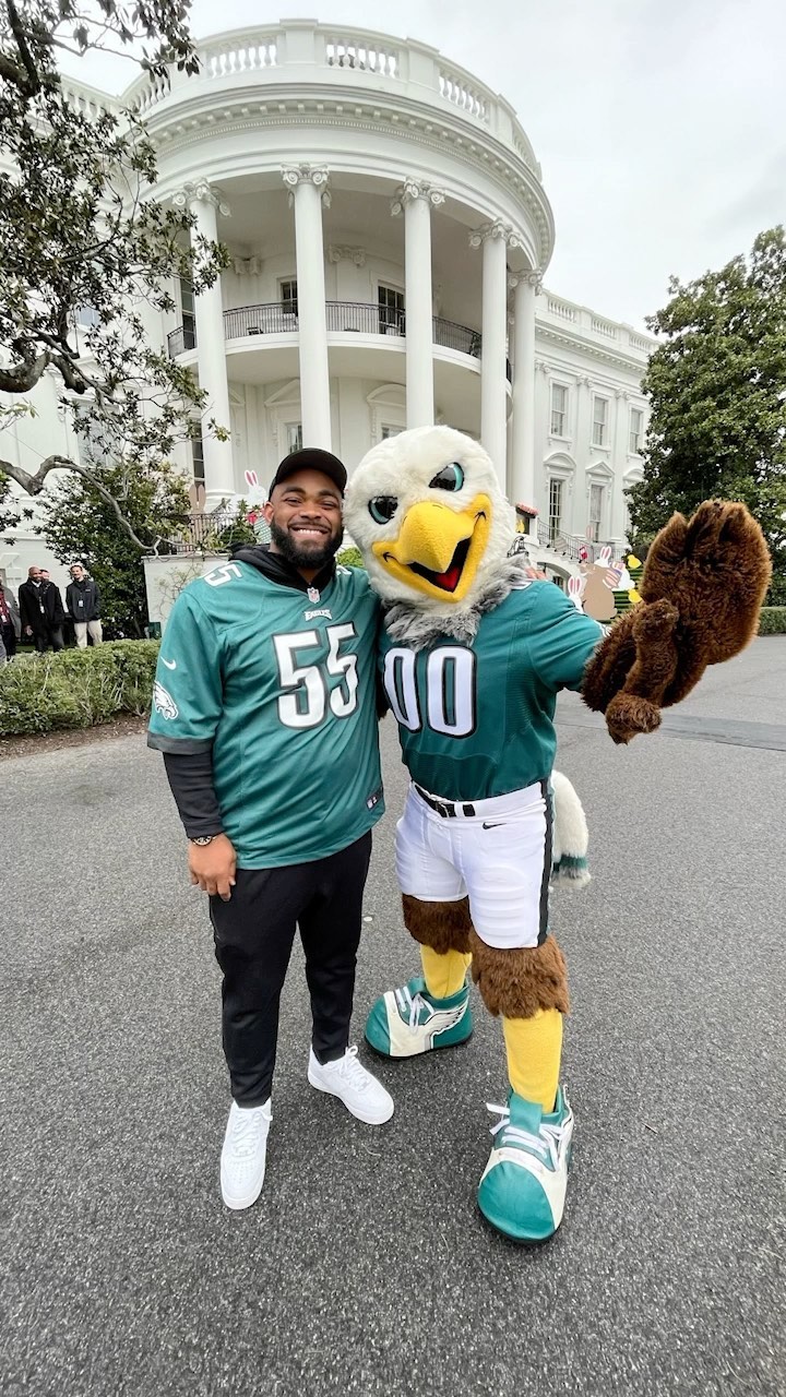 SWOOP & @sack_55 
@nfl Play 60 
@jimmyfallon  Thanks for a fun day at the #Easte...