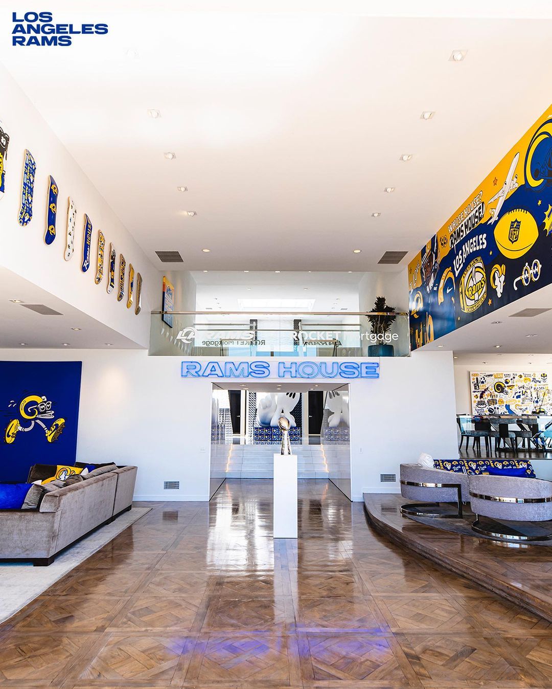 Our 2022 Draft House is UNREAL. 

#RamsHouse x @rocketmortgage...