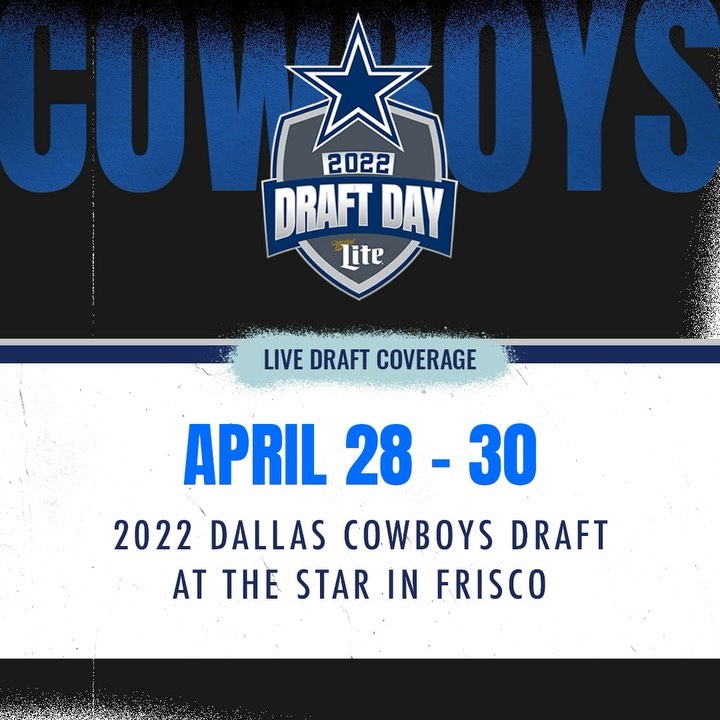 Join us April 28-30 for the Cowboys Draft at @thestarinfrisco presented by @mill...