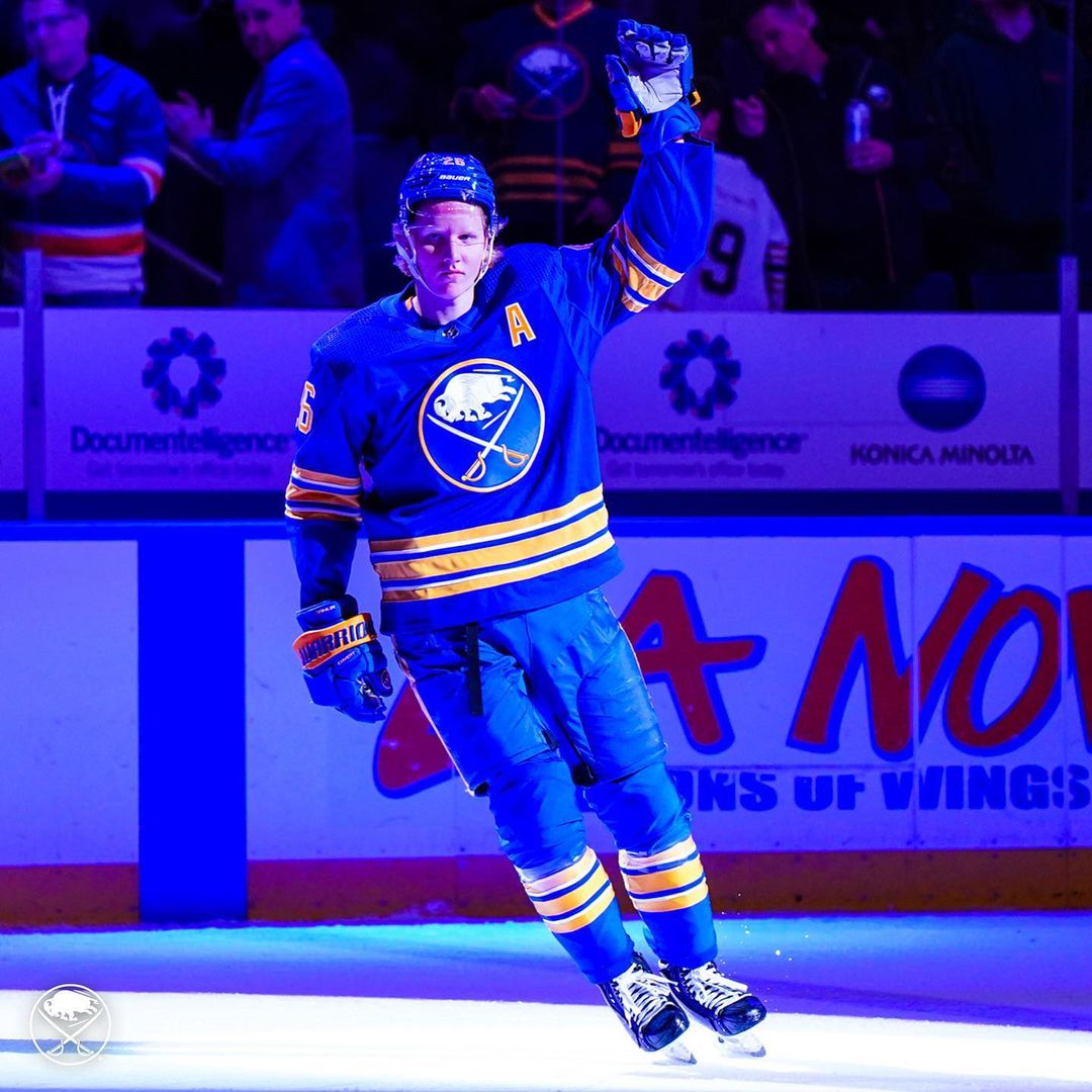 R A S M U S. D A H L I N. 

Our first 50-point defenseman since 1995-96.

#LetsG...