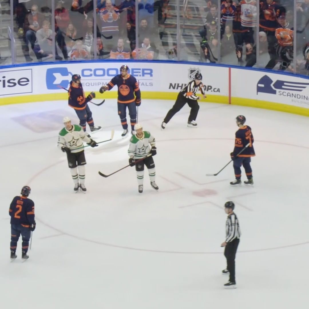 Kept things rollin' at home. #LetsGoOilers...