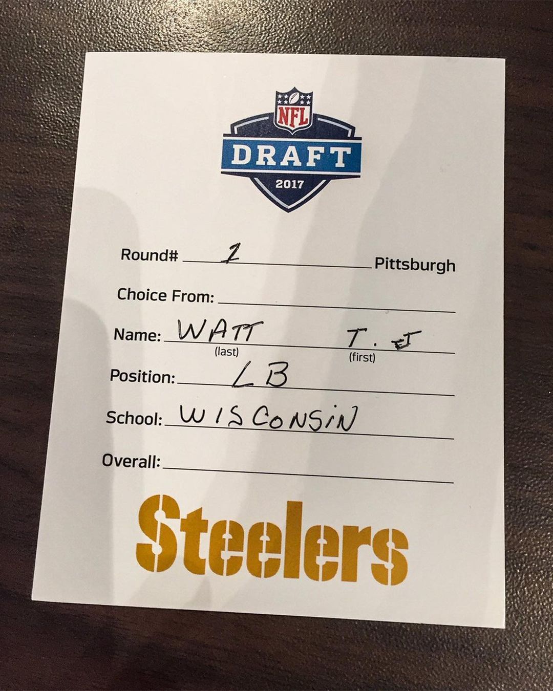 One week away… 

#SteelersDraft x #TBT...