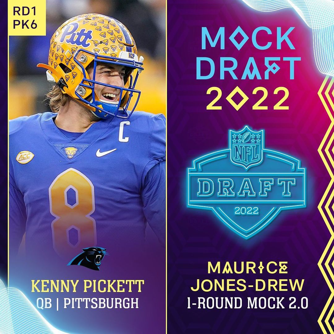 @m.jonesdrew32 has FOUR QBs going in the top 10 of his mock draft, including the...