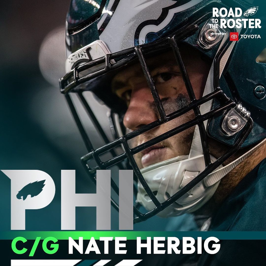 C/G Nate Herbig has signed his RFA tender.

@toyotausa | #FlyEaglesFly...