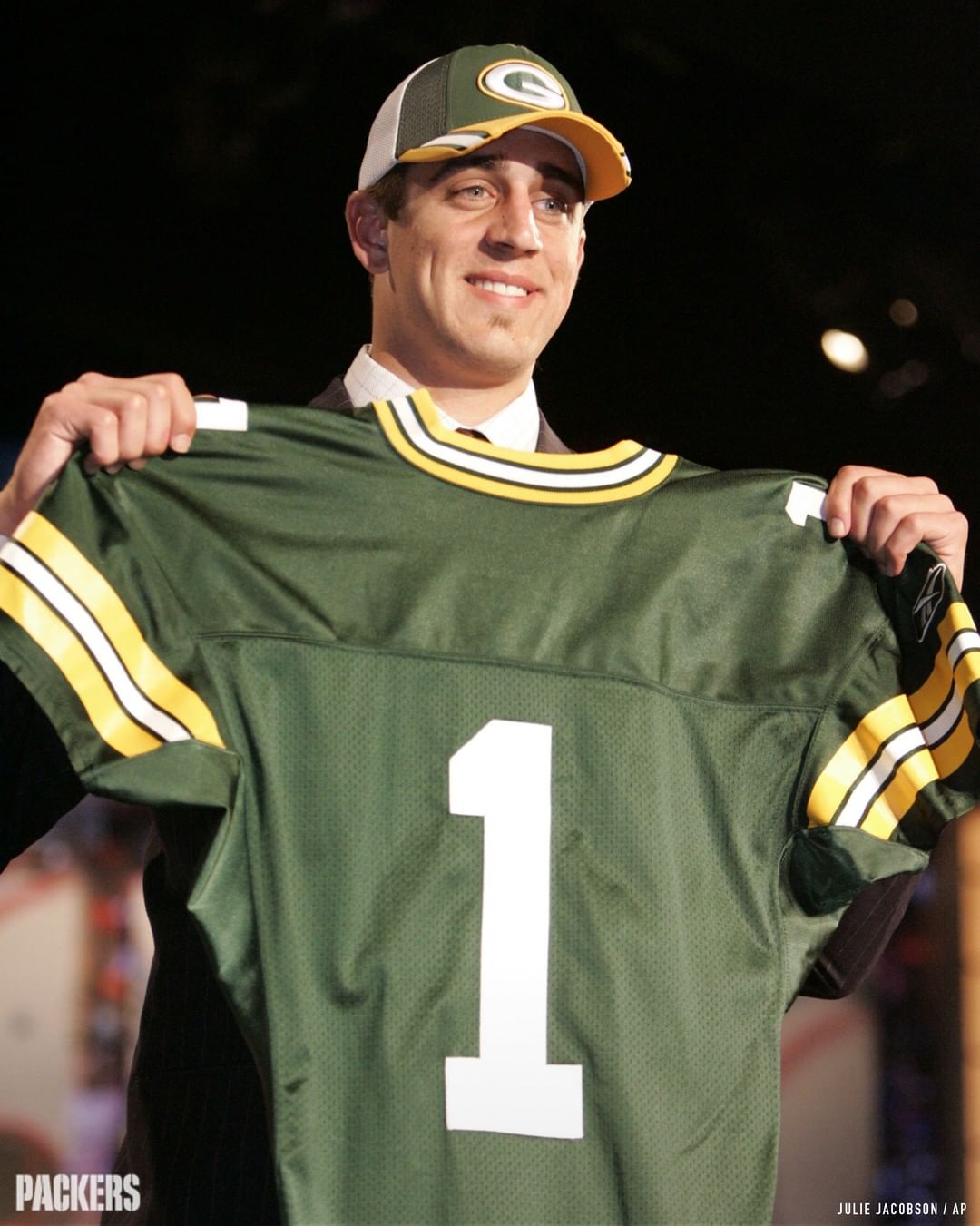 On this date: "With the 24th selection in the 2005 NFL Draft, the Green Bay Pack...
