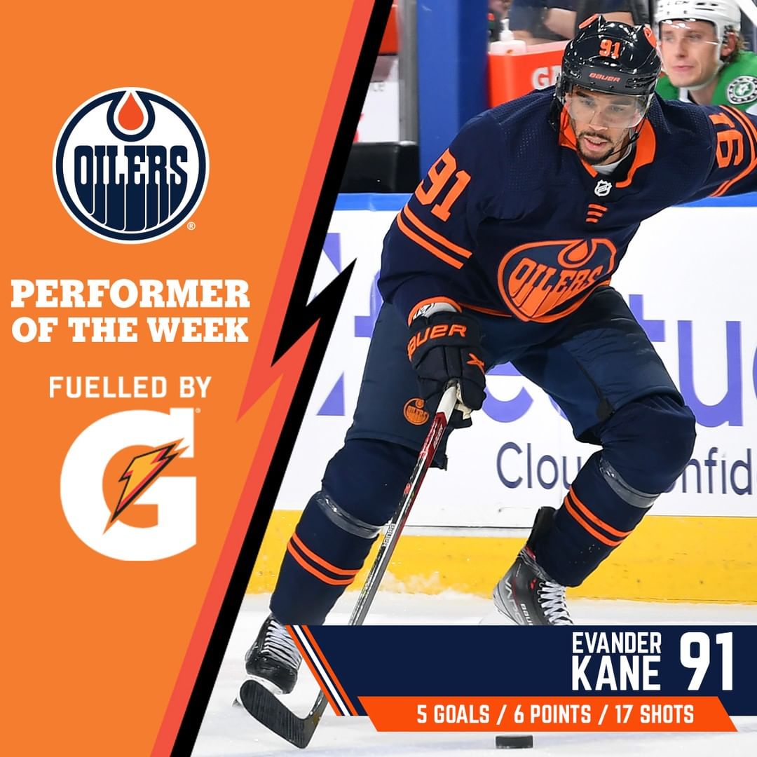The Kane Train was chugging along this week.  #FuelledByG #LetsGoOilers...
