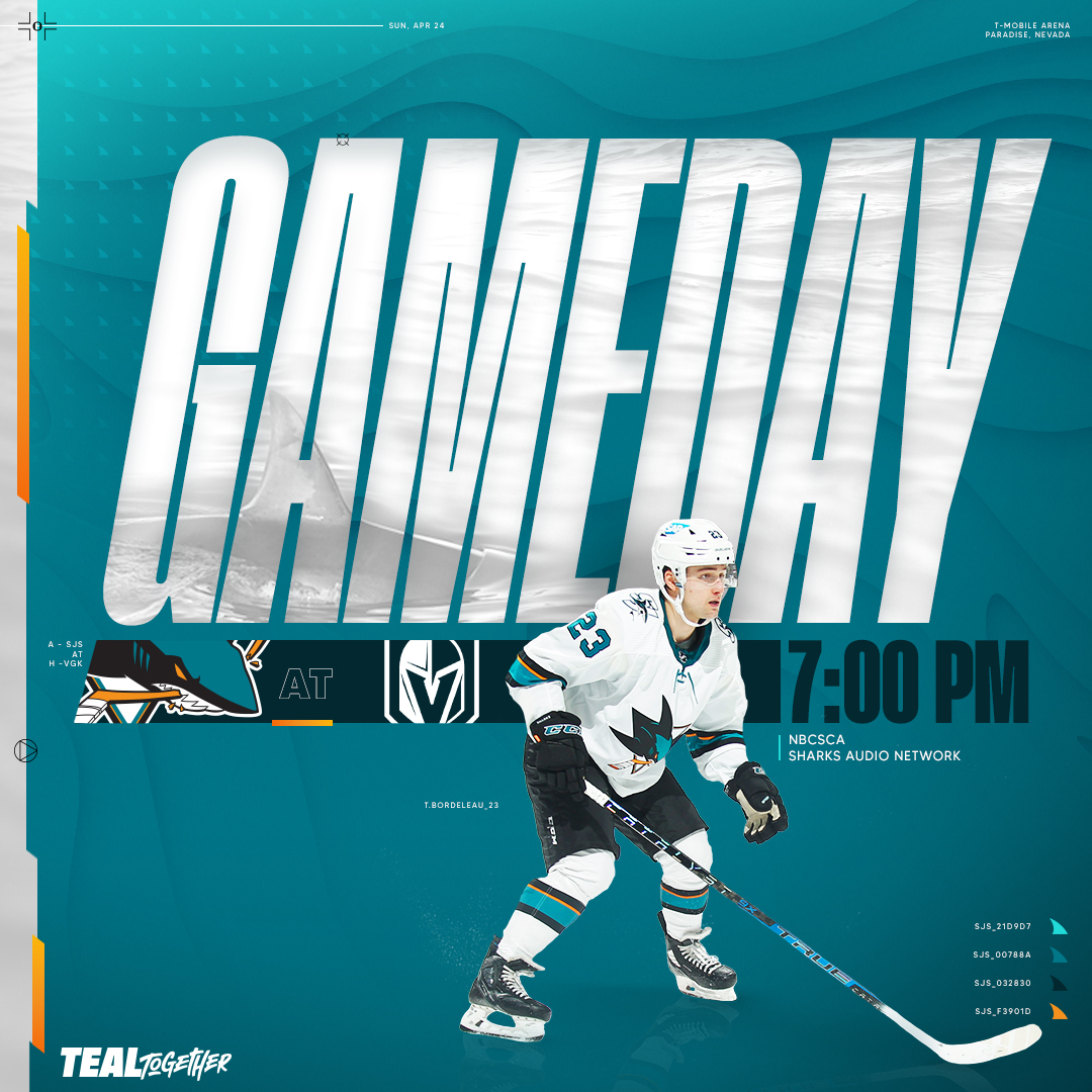 And we're back!  : T-Mobile Arena
: 7 p.m. PT
: NBCSCA
: Sharks Audio Network
#&...