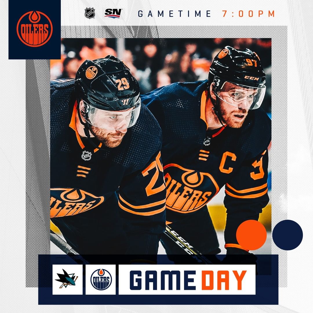 𝔾 𝔸 𝕄 𝔼  𝔻 𝔸 𝕐

We're back in action on home ice vs. the Sharks for game 81!

 7...