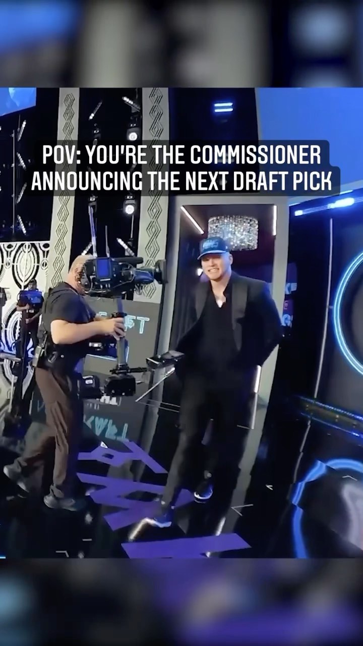 Introducing the Commissioner Cam  #NFLDraft...