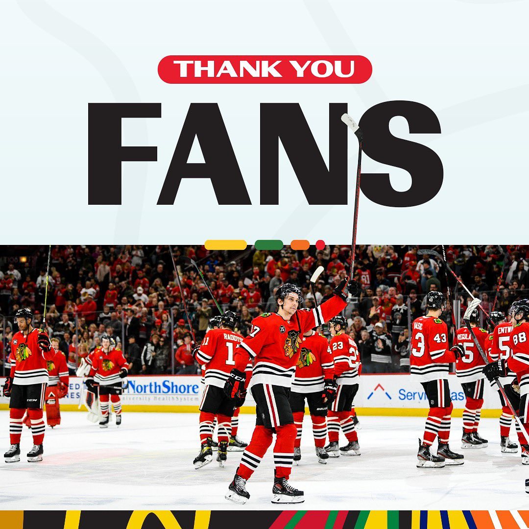 To the best fans in the league, thank you ...