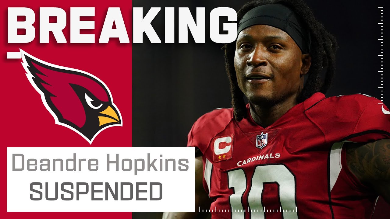 DeAndre Hopkins suspended for violating NFL's performance-enhancing drug policy