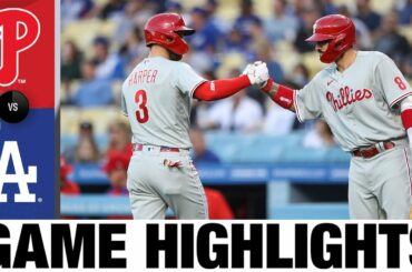 Phillies vs. Dodgers Game Highlights (5/12/22) | MLB Highlights