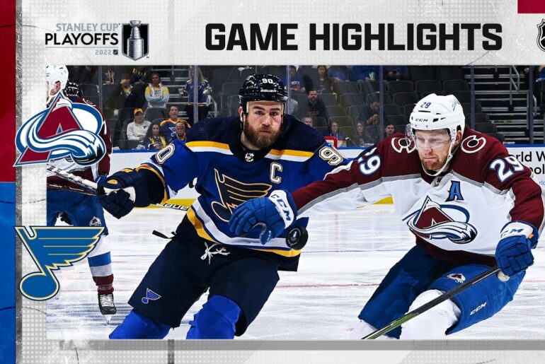 Second Round, Gm 3: Avalanche @ Blues 5/21 | NHL Highlights 2022