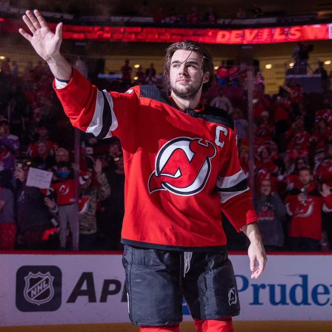 Congrats on 300, Cap!  #NJDevils | #MadeInJersey...