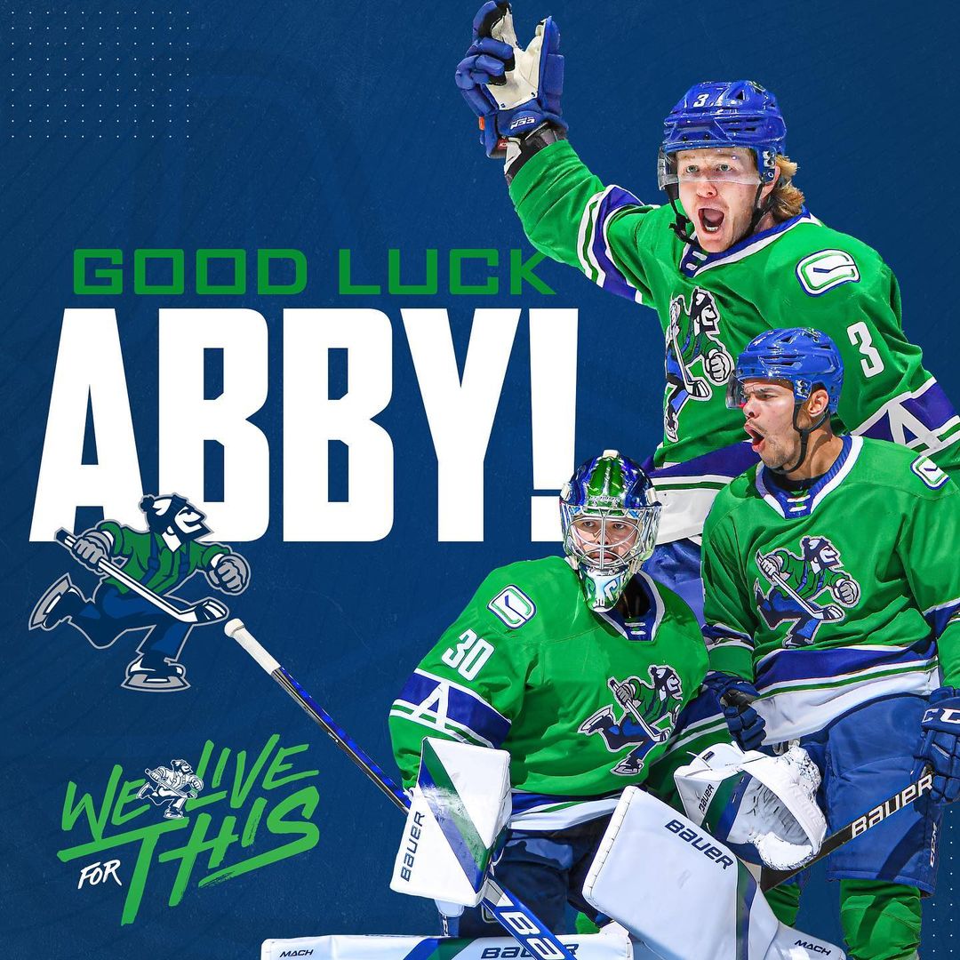 Best of luck to the @abbotsfordcanucks as they begin their inaugural playoffs to...