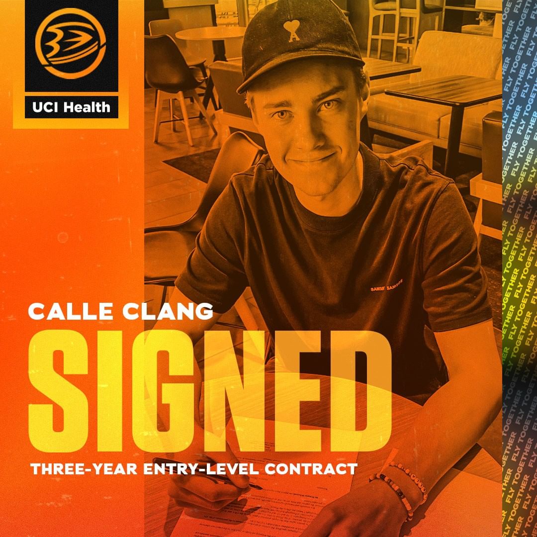 Signed and sealed. Welcome to the organization, @calleclang!...
