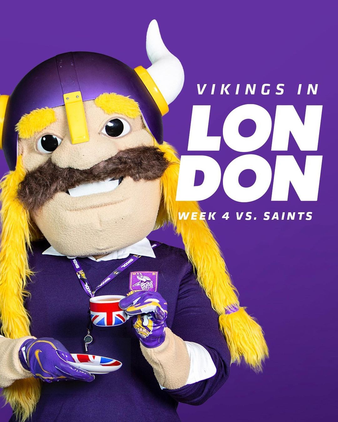 Vik Lasso is headed to London  The #Vikings will play Week 4 vs. the Saints at...
