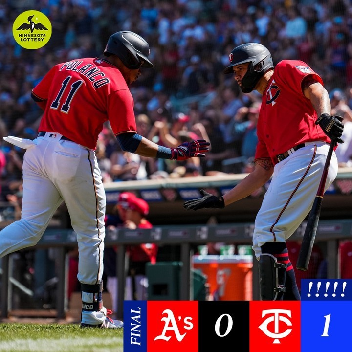 A solo for Polo and 15 Ks for our staff. #TwinsWin!...