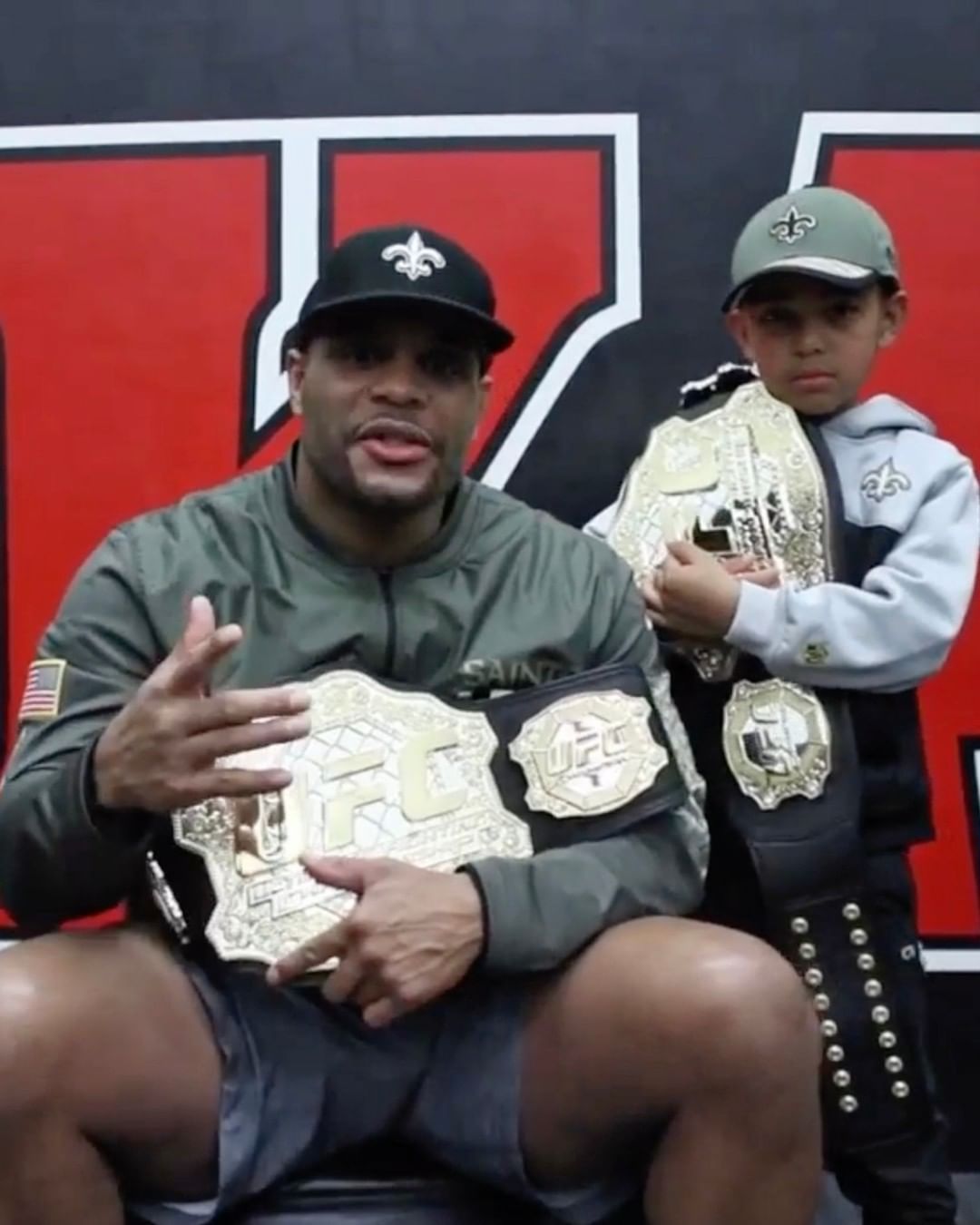 Congratulations to #Saints fan, Lafayette native Daniel Cormier (@DC_MMA) on joi...
