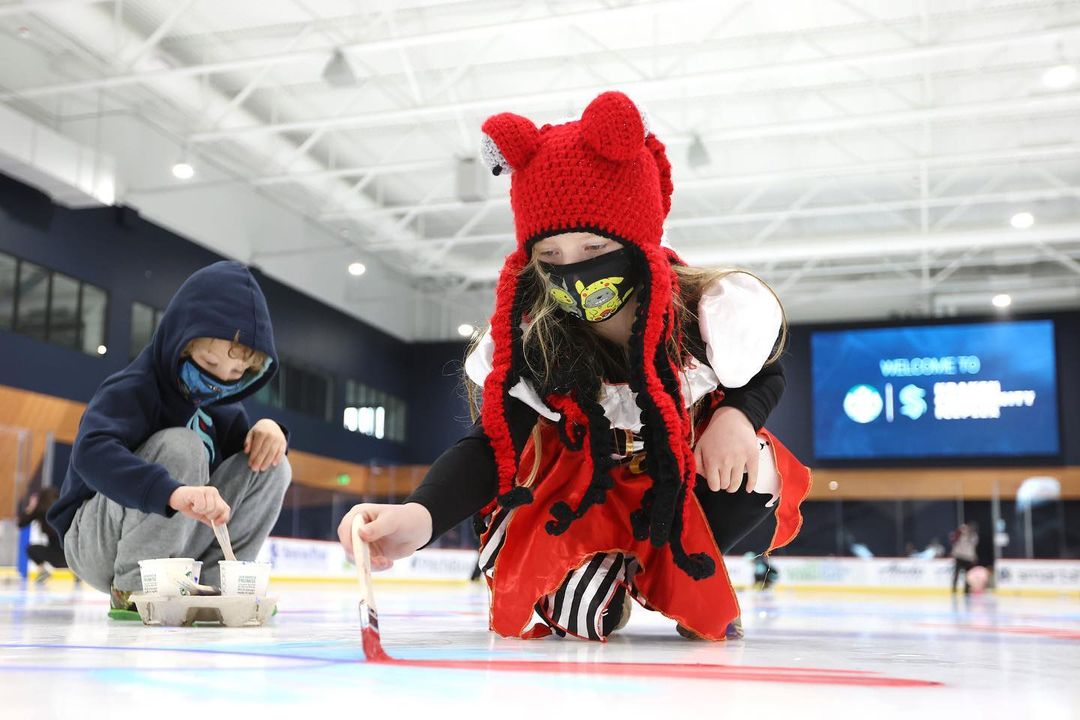 Every day is a good day when you paint! #SeaKraken season ticket holders were in...