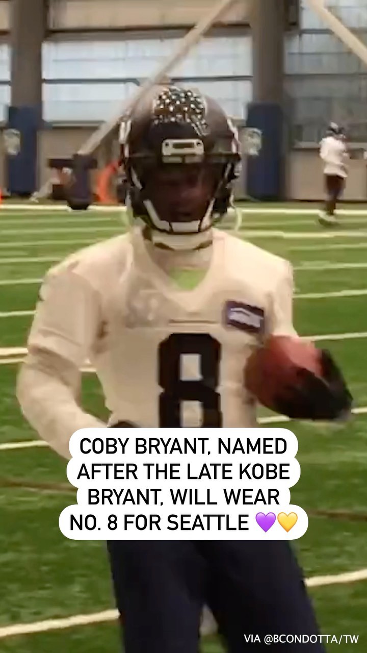 Mamba Mentality @cbryant__7 

(via Bob Condotta/TW)...
