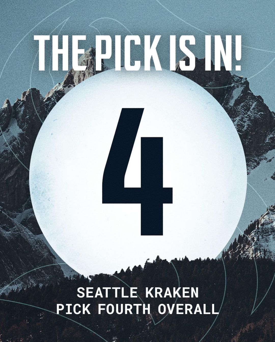 Fantastic Four! Your #SeaKraken will pick fourth overall in the 2022 #NHLDraft....