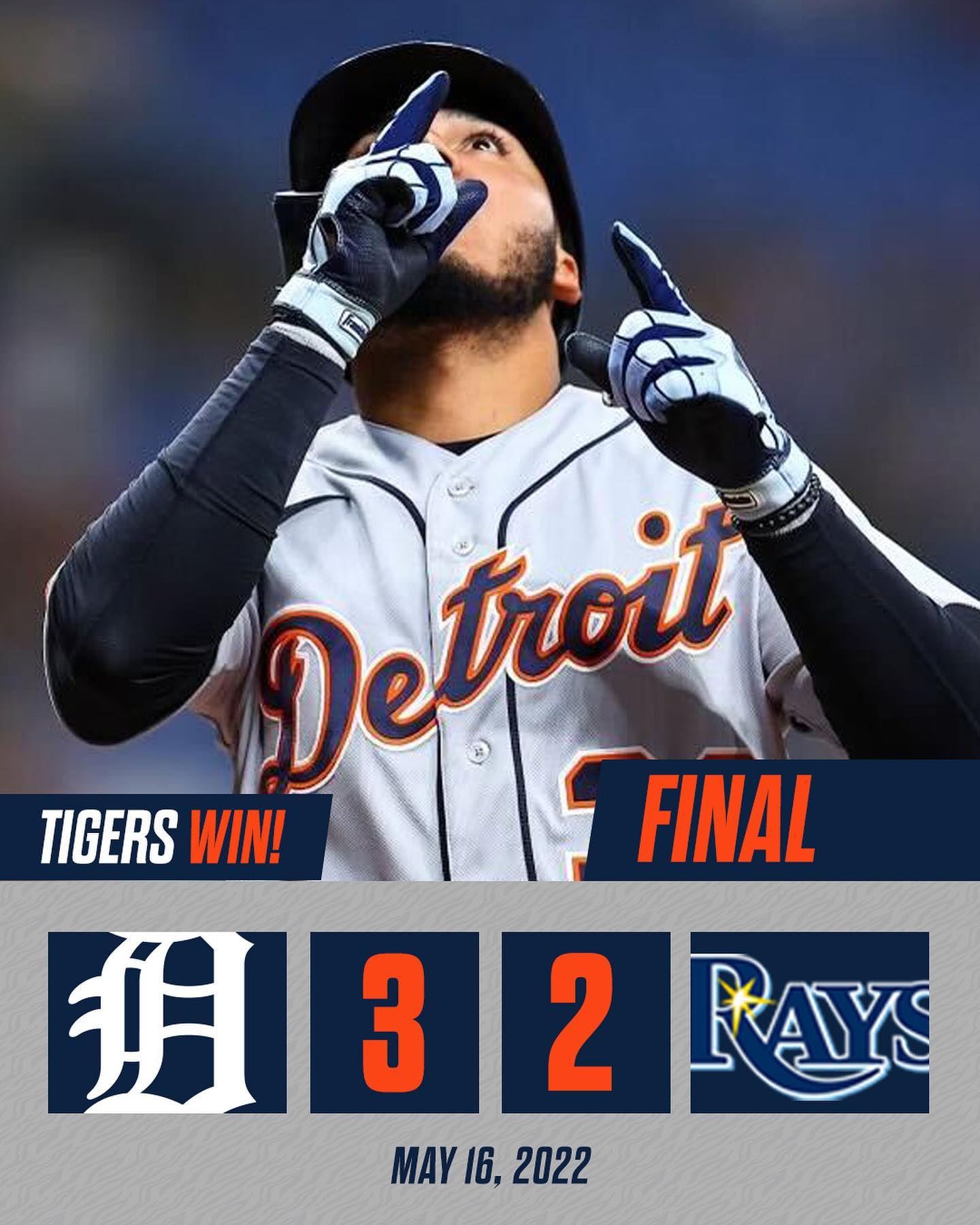 That’s four in a row! #TigersWin...