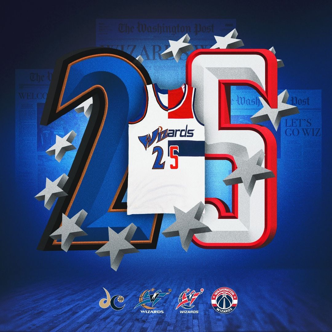 May 15, 1997.  25 years ago today, our Wizards logo and branding were unveiled. ...