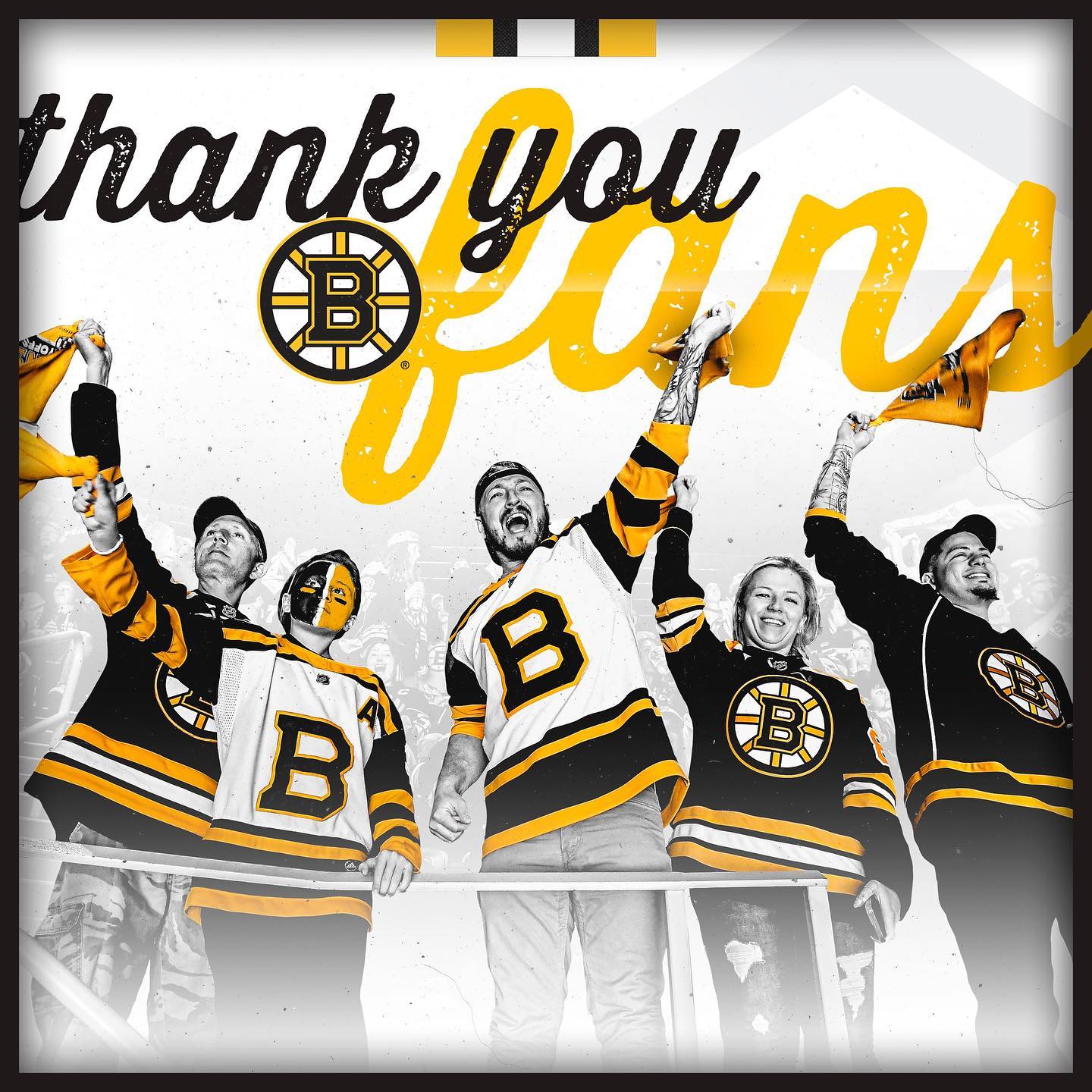 To the greatest fans in hockey:  Once again, your passion and support was unwave...