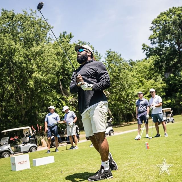 The only time we like eagles is when we're on the course.  Which #DallasCowboys...