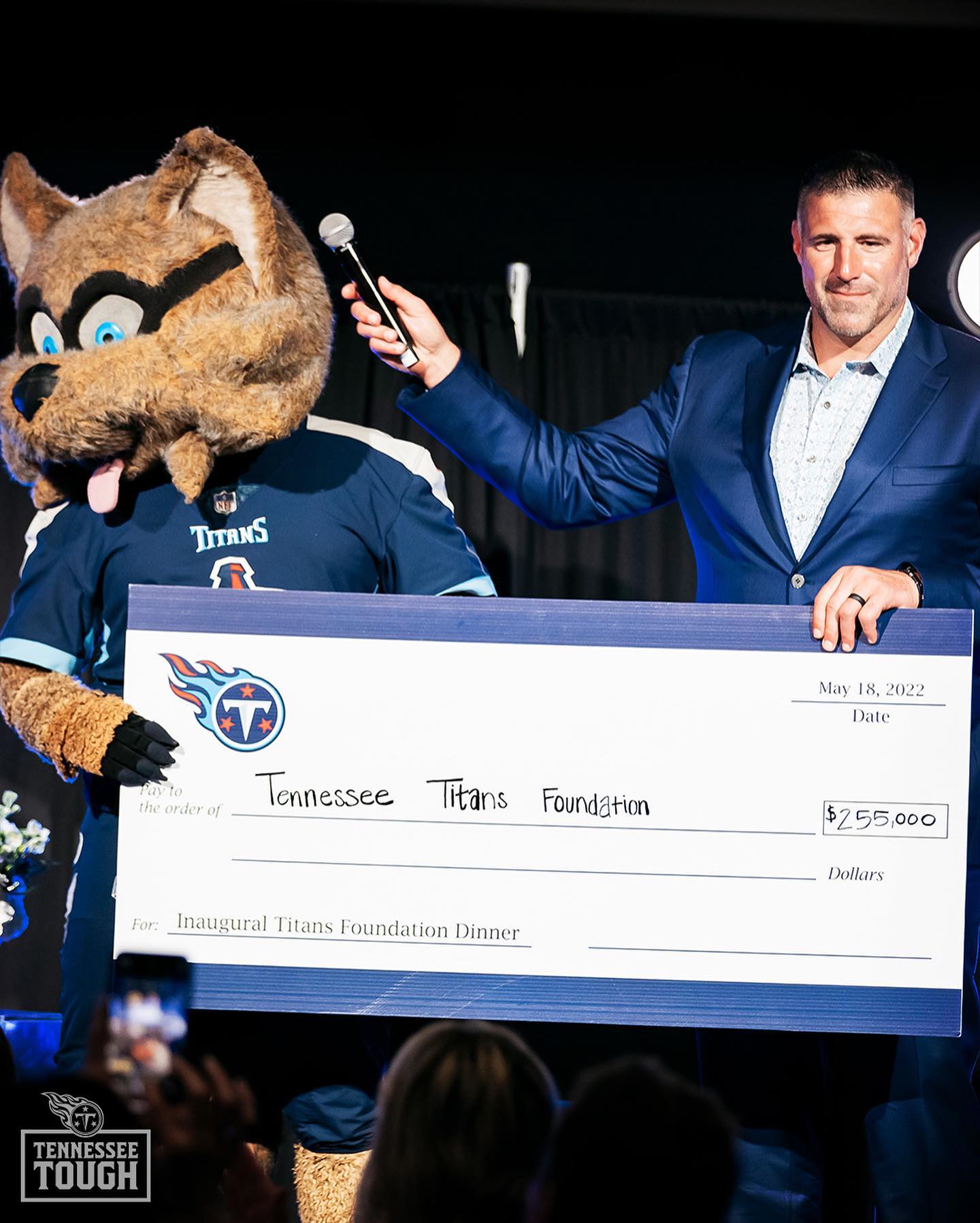 Our Titans Foundation Dinner raised $255,000 to assist those in need in the Midd...
