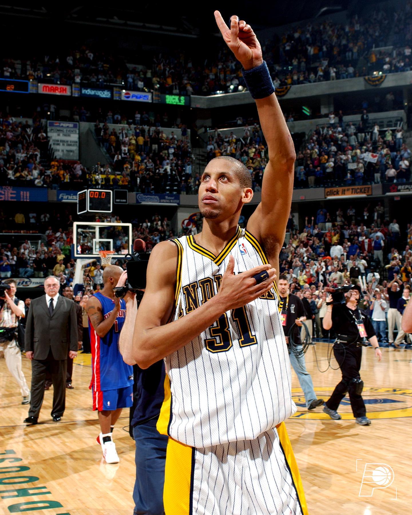 17 years ago today, @reggiemillertnt played his final NBA game.  he finished wi...