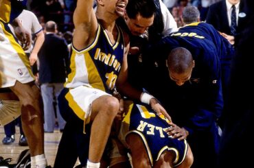 on this day in 1995, we defeated the New York Knicks 97-95 in Game 7 to advance ...
