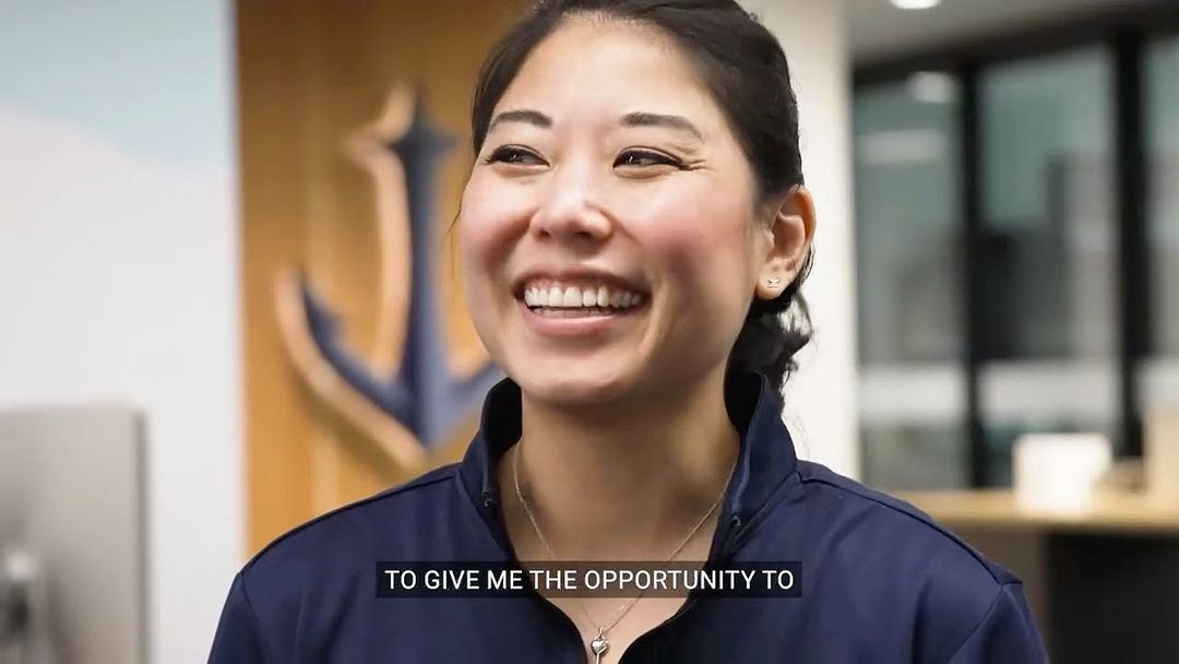 Human Resources Manager Stefani Sugihara first fell in love with hockey after at...