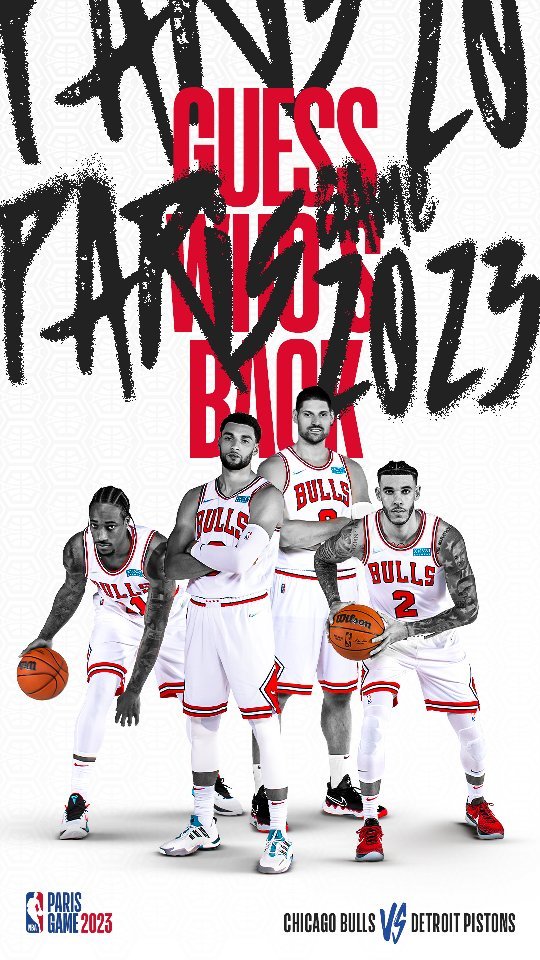For the first time since 1997, the Bulls are BACK in  #NBAParis...