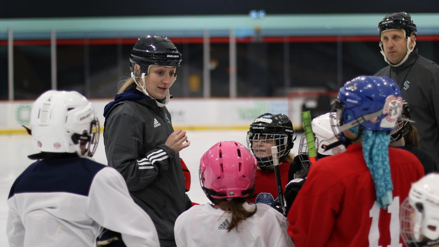 This fall, #SeaKraken Player Development Coach Katelyn Parker & the Kraken Youth...