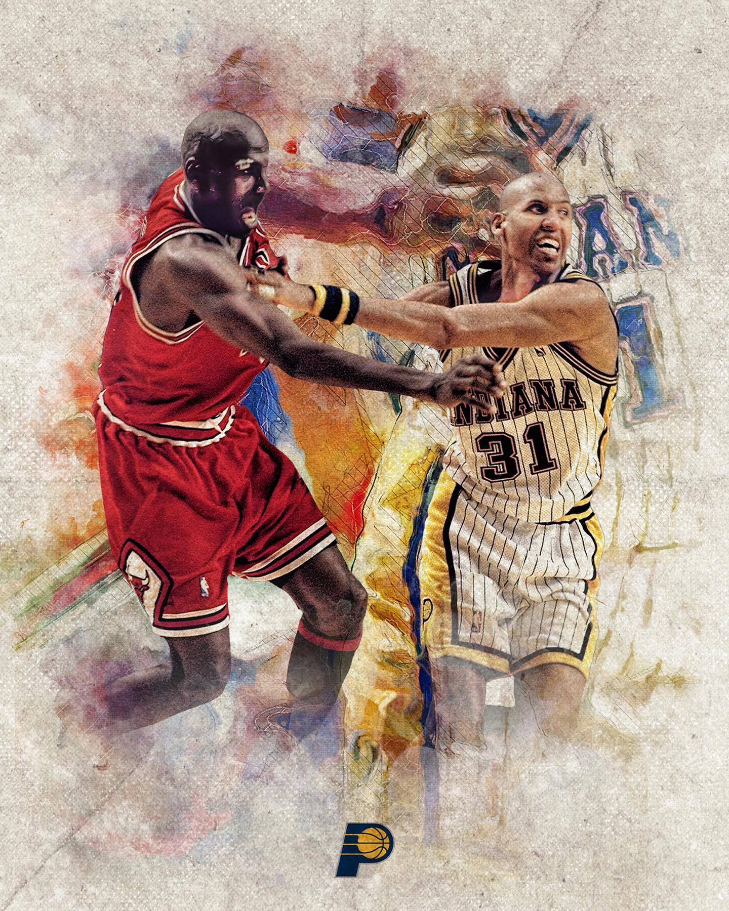 THE SHOT. THE CELEBRATION.  24 years ago today, @reggiemillertnt hit an iconic ...
