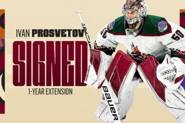 In between the pipes for one more year!  We’ve signed Ivan Prosvetov to a one-y...